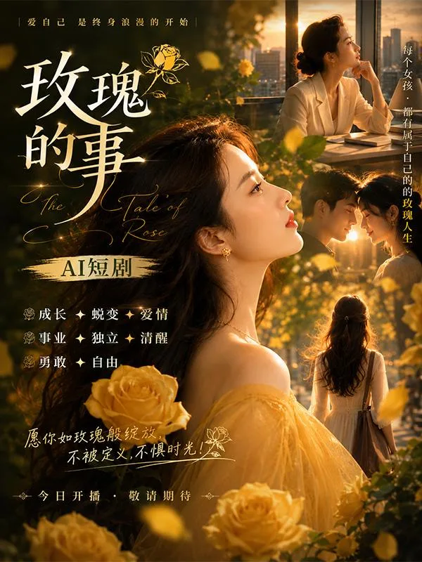 玫瑰的故事 刘亦菲 陈瑶 蓝盈莹 万茜 朱珠 都市情感 AI短剧 深夜连看 顶流极品女神神仙同框
